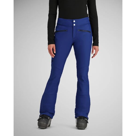 NWT Women's Obermeyer Clio Softshell All Season Fleece Lined Ski Pant Navy 2 - Picture 1 of 13